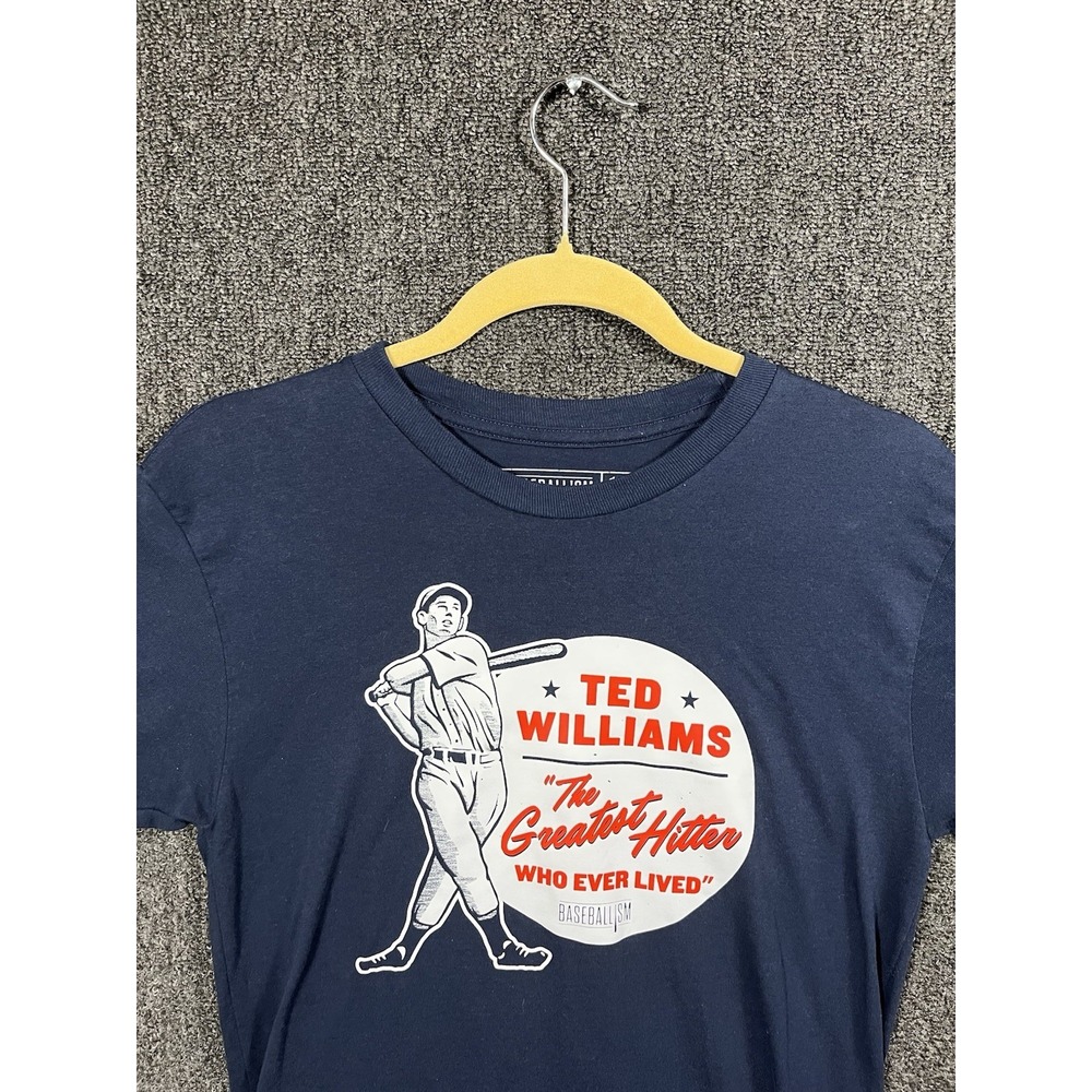 Ted Williams Greatest Hitter Who Ever Lived T Shirt Mens Small Baseballism